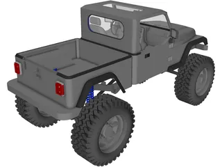 Jeep Brute Pickup (2011) 3D Model