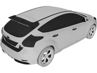 Ford Focus ST (2012) 3D Model