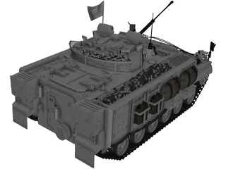 Warrior MCV UN 3D Model