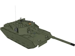 T-84 Oplot 3D Model