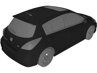 Nissan Tiida (2010) 3D Model