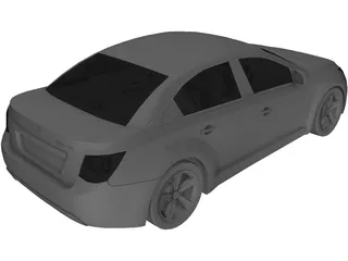 Chevrolet Cruze (2010) 3D Model