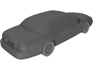 Lincoln Town Car 3D Model