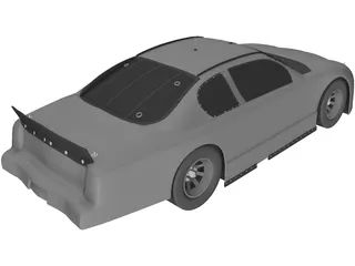 NASCAR Stock Car 3D Model