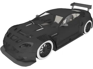 Aston Martin DBR9 3D Model