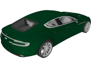 Aston Martin Rapide (2010) 3D Model