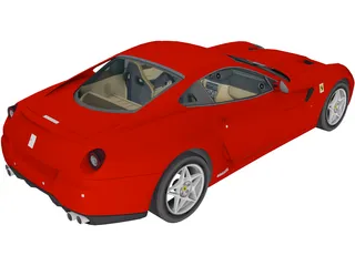 Ferrari 599 GTB Fiorano 3D Model