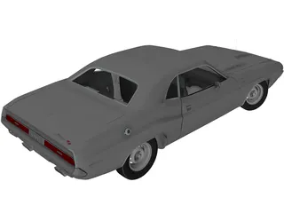 Dodge Challenger RT (1970) 3D Model