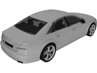 Audi S8 (2012) 3D Model