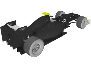 Brawn BGP 001 3D Model