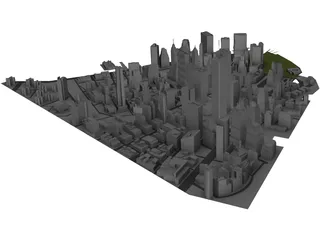 Lower Manhattan 3D Model