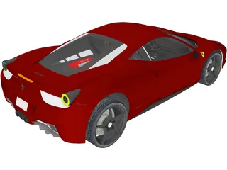 Ferrari 458 Italia 3D Model