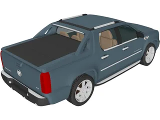 Cadillac Escalade EXT (2007) 3D Model