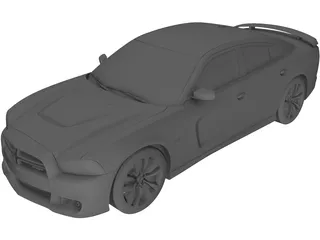 Dodge Charger SRT8 (2012) 3D Model