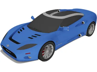 Spyker C8 Aileron 3D Model