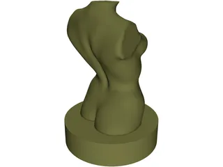 Donna Bust 3D Model