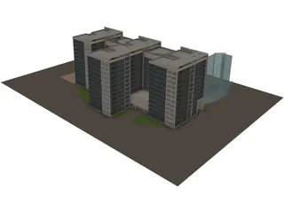 Ecology Commerce Building 3D Model