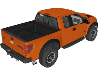 Ford F-150 SVT Raptor (2011) 3D Model