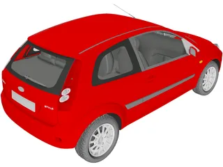 Ford Fiesta (2006) 3D Model