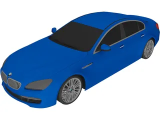 BMW 6-Series Gran Coupe (2013) 3D Model