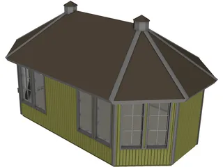 Summerhouse 3D Model
