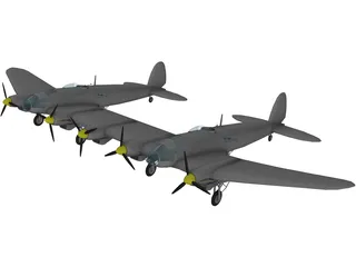 Heinkel He 111Z 3D Model