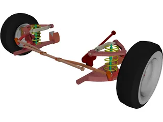 Chevrolet Front Suspension 3D Model