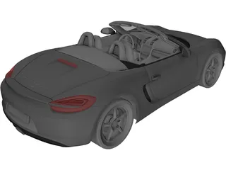 Porsche Boxster (2012) 3D Model