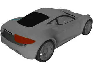 Sports Car Concept 3D Model