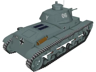 Panzer 35 3D Model