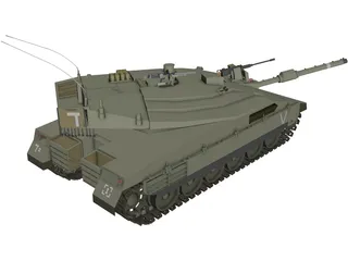 Merkava MK4 3D Model