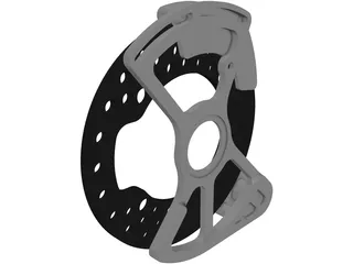 MTB Chain Guide 3D Model