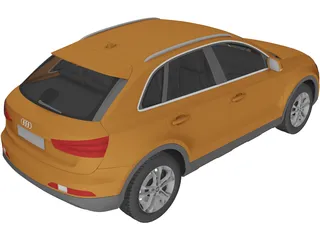 Audi Q3 (2012) 3D Model