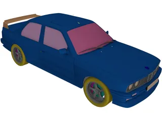 BMW M3 DTM 3D Model