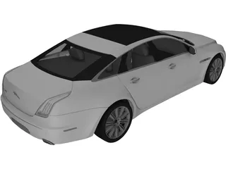 Jaguar XJ (2010) 3D Model