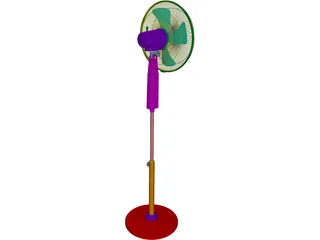 Leggy Fan 3D Model