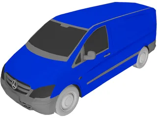 Mercedes-Benz Vito (2012) 3D Model