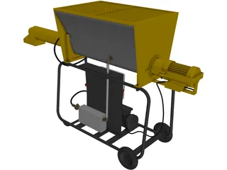 Turbomix Constructions Equipment 3D Model