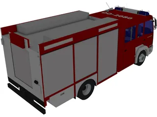 LF 16/12 Germany Firetruck 3D Model