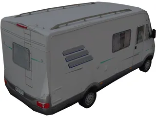 Mini-Bus 3D Model