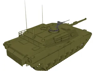 M1A1 Abrams 3D Model