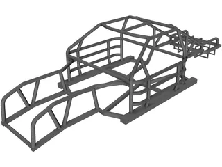 NASCAR Chassis 3D Model