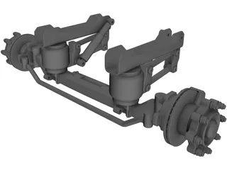 Suspension Front Truck 3D Model