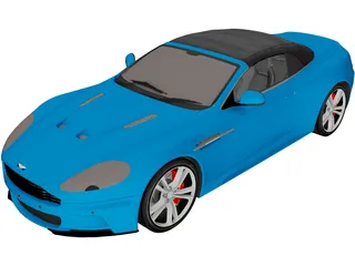 Aston Martin DBS Volante 3D Model