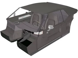 AMC Javelin Interior (1971) 3D Model