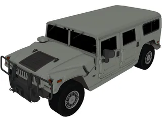 Hummer H1 Alpha 3D Model