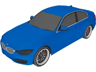 BMW 335i F30 Coupe 3D Model