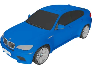 BMW X6M (2010) 3D Model