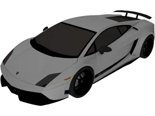 Lamborghini Gallardo LP570-4 Superleggera (2011) 3D Model