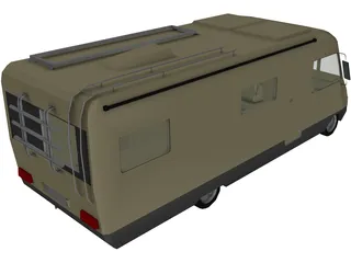 Hymer Camper 3D Model